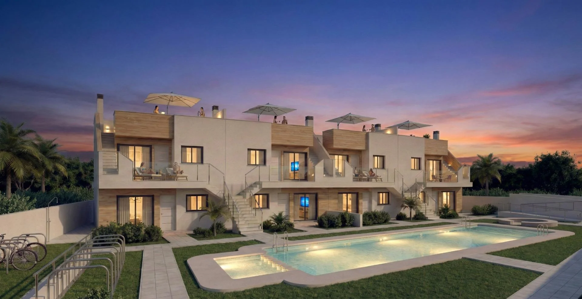 New-build upper apartment, 2 bedrooms