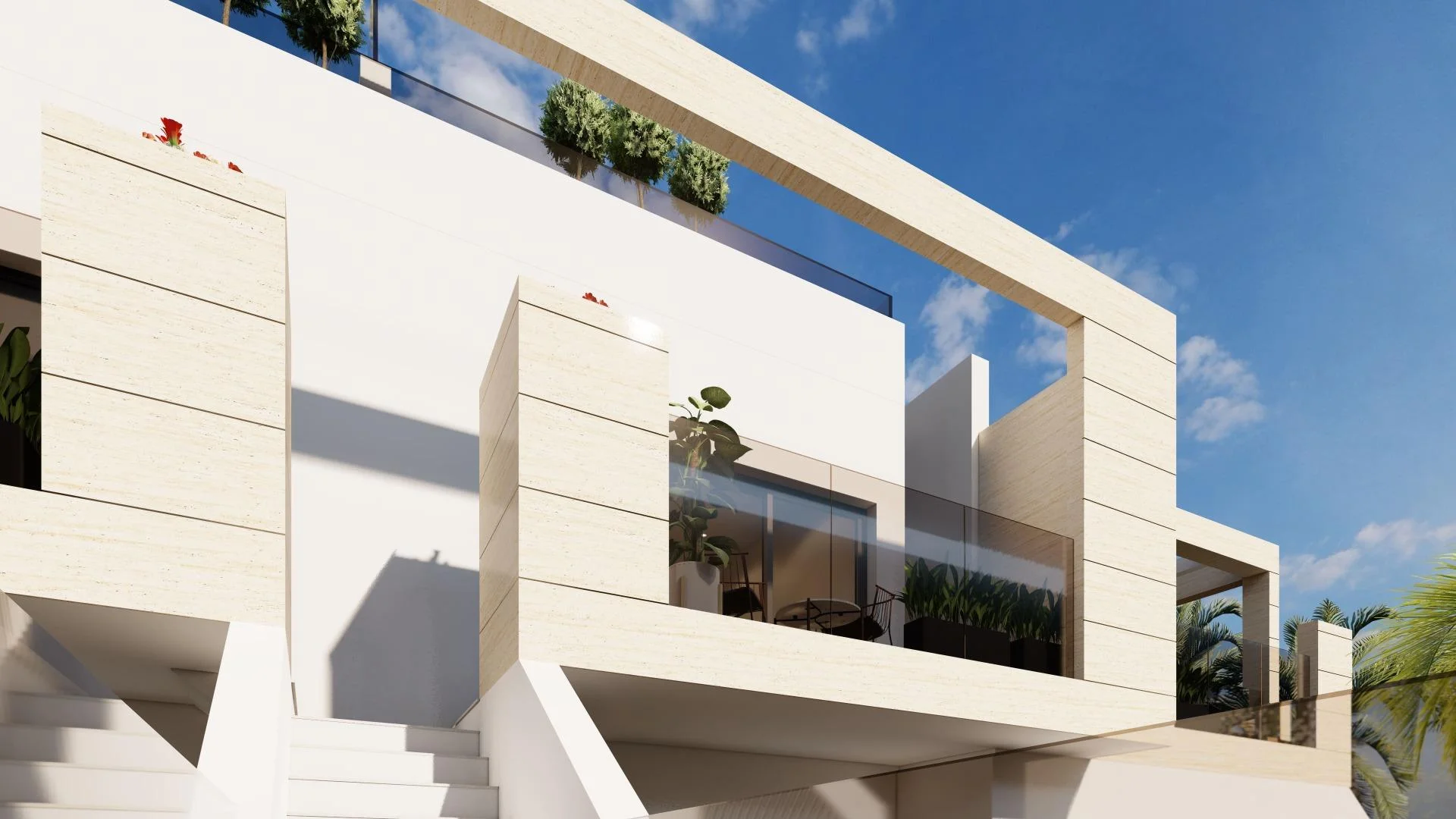 Bungalow nuevo en planta alta, 2 dormitorios