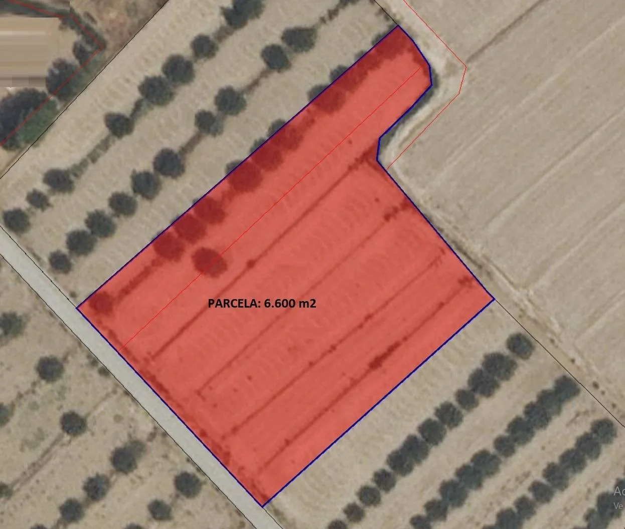 Parcela edificable en Aguaderas, 6.600 m²
