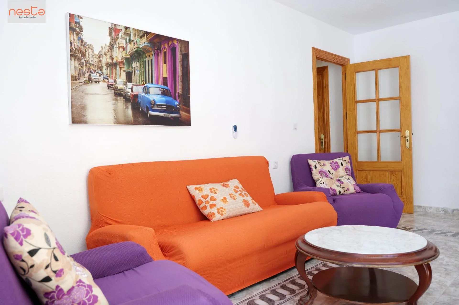 Piso con vistas al mar y terraza de 90 m²