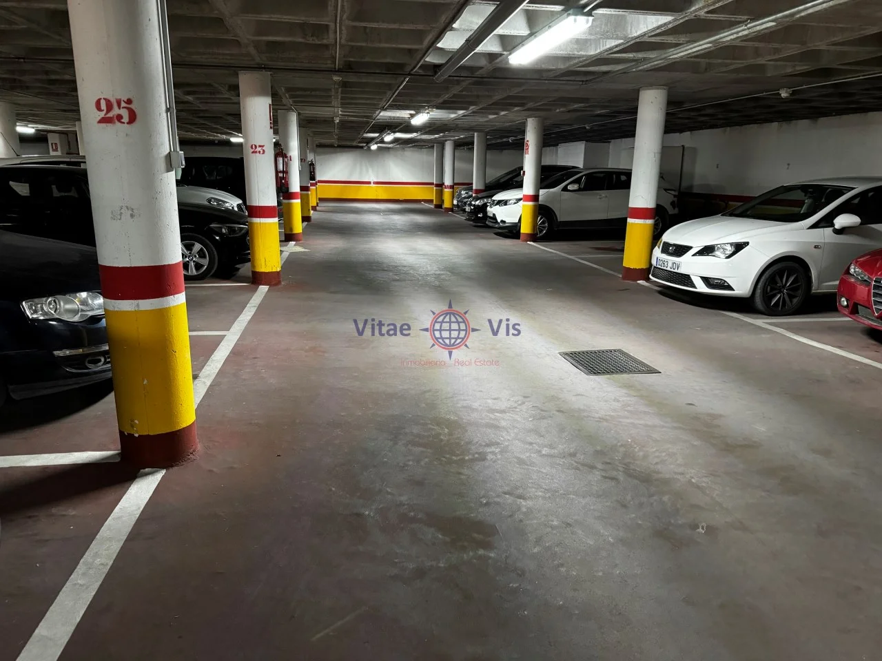 Garaje accesible en Lorca con doble rampa