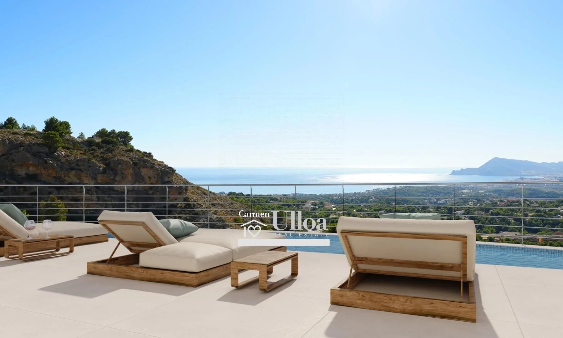 Villa moderna en Altea con vistas al mar