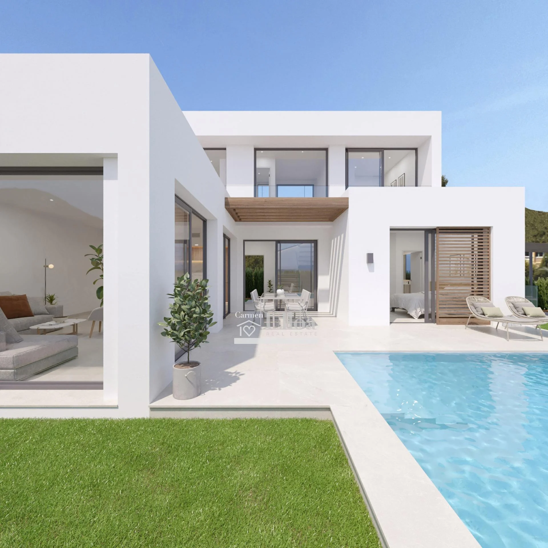 Villa nueva de tres dormitorios en Alfaz del Pi