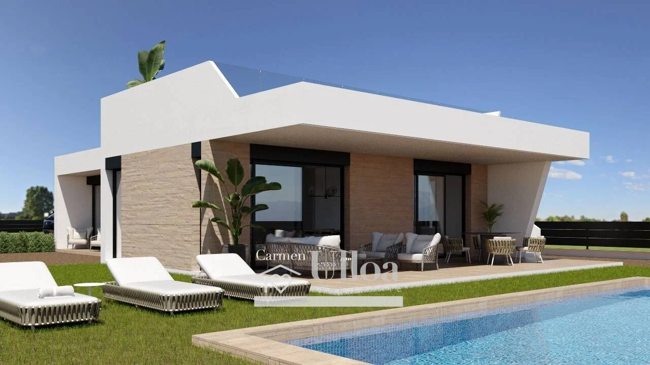Modern villa, 530m² plot, solarium