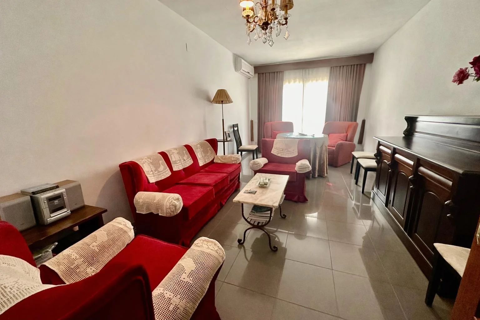 Piso céntrico de cuatro dormitorios, 136 m²