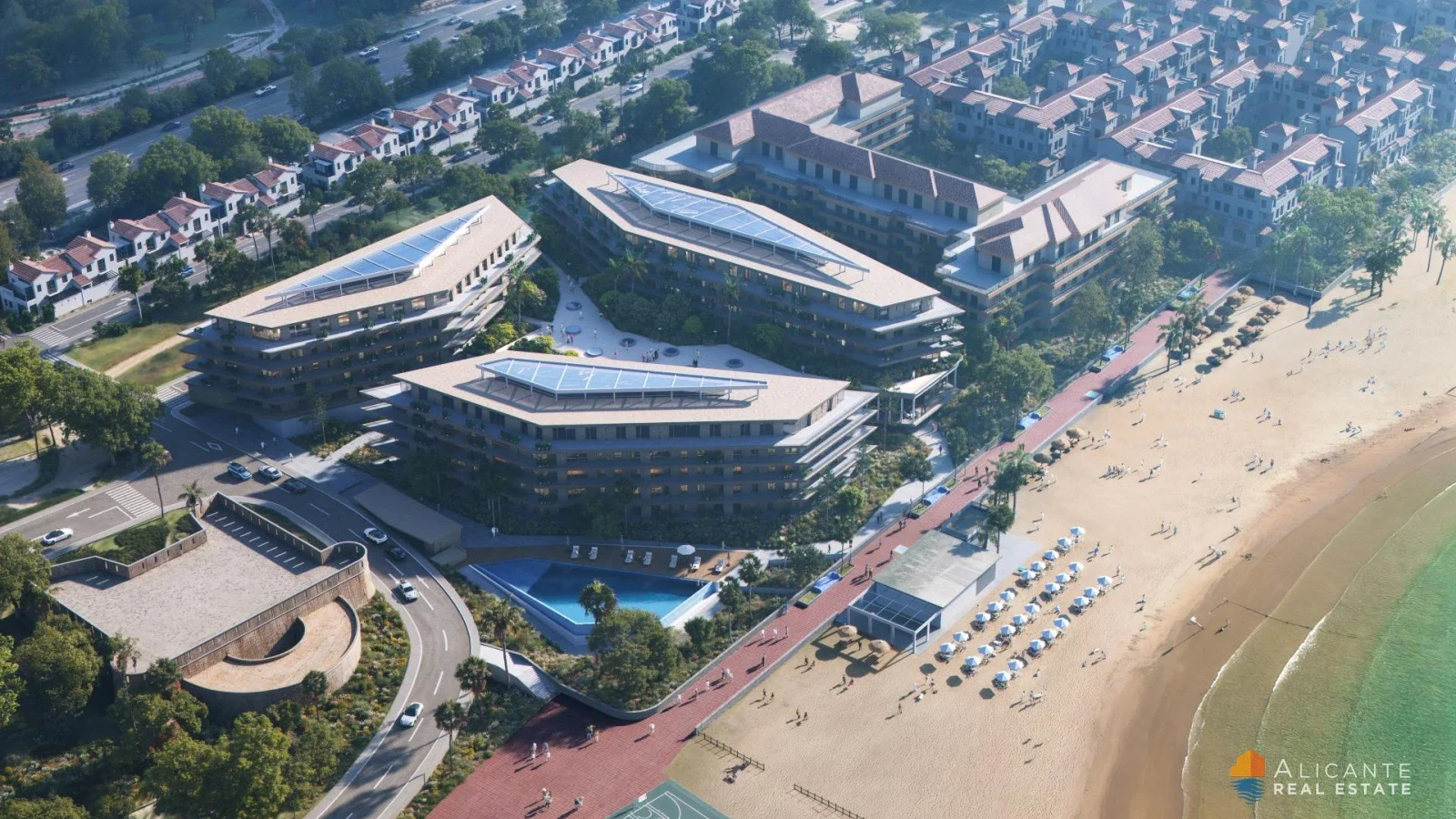 Apartamentos nuevos frente al mar