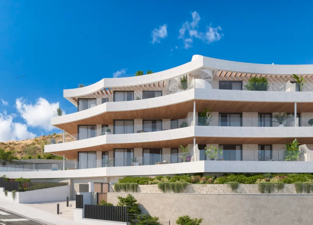 New apartment development near beach