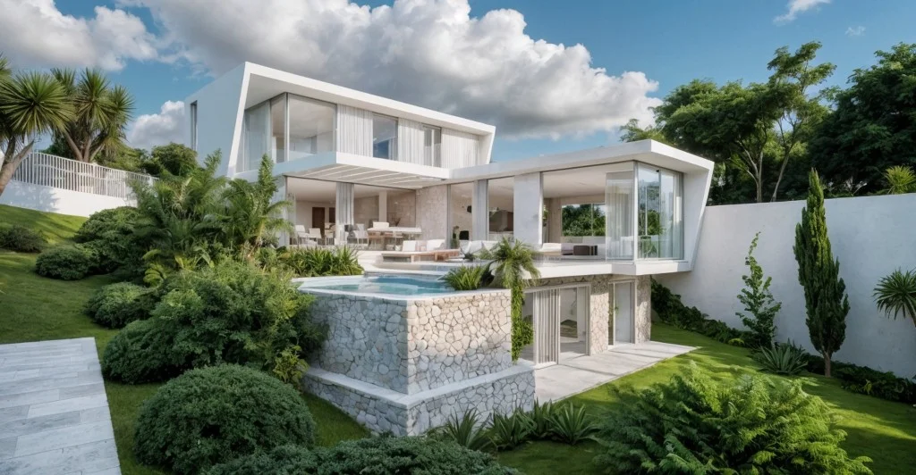 Two-villa coastal listing in Torrenueva