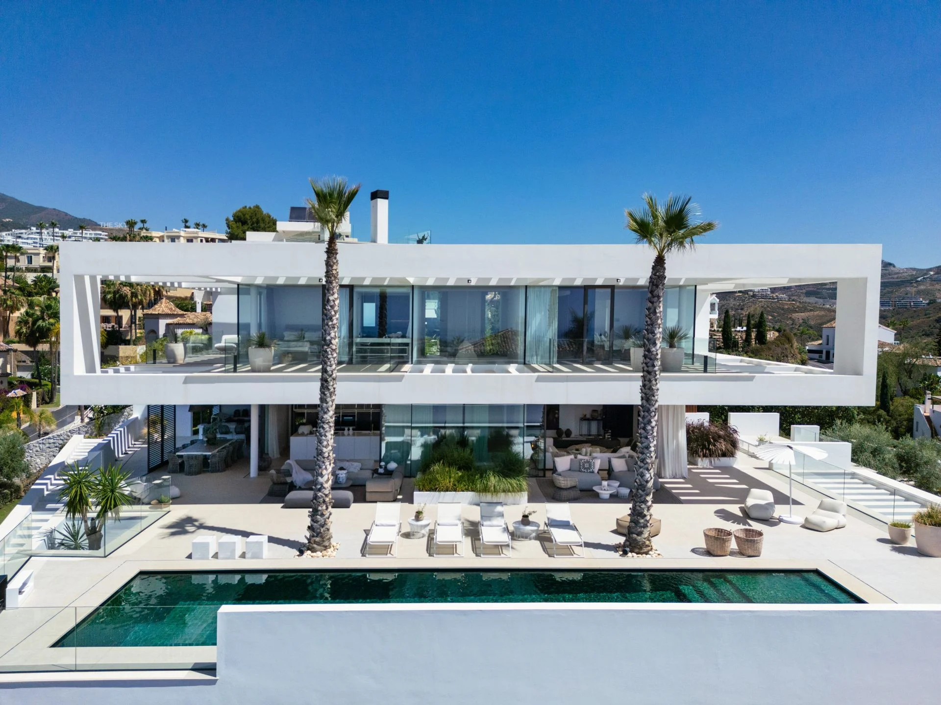 Villa de seis dormitorios con vistas panorámicas al mar