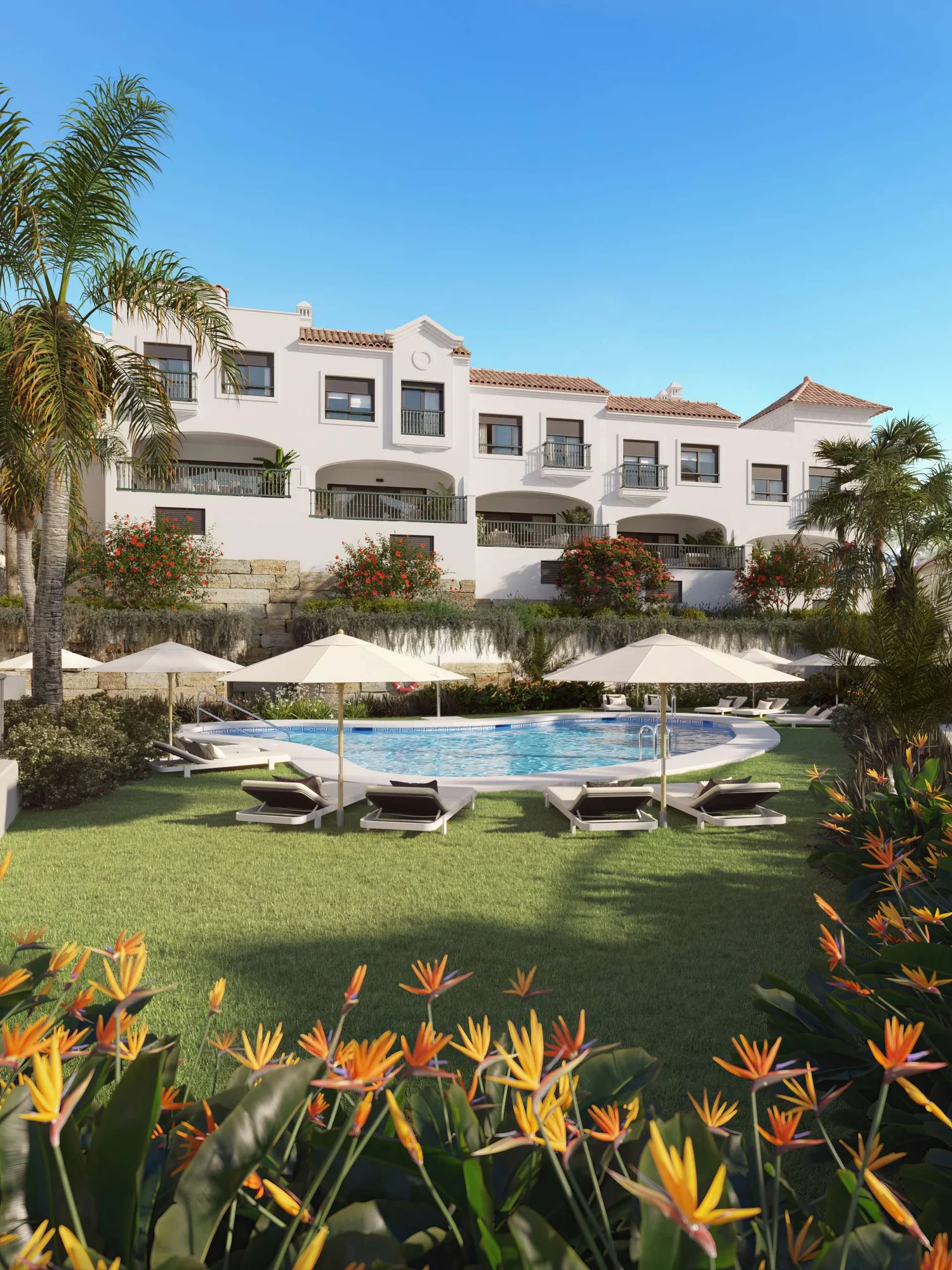 Adosado nuevo junto al golf de Estepona
