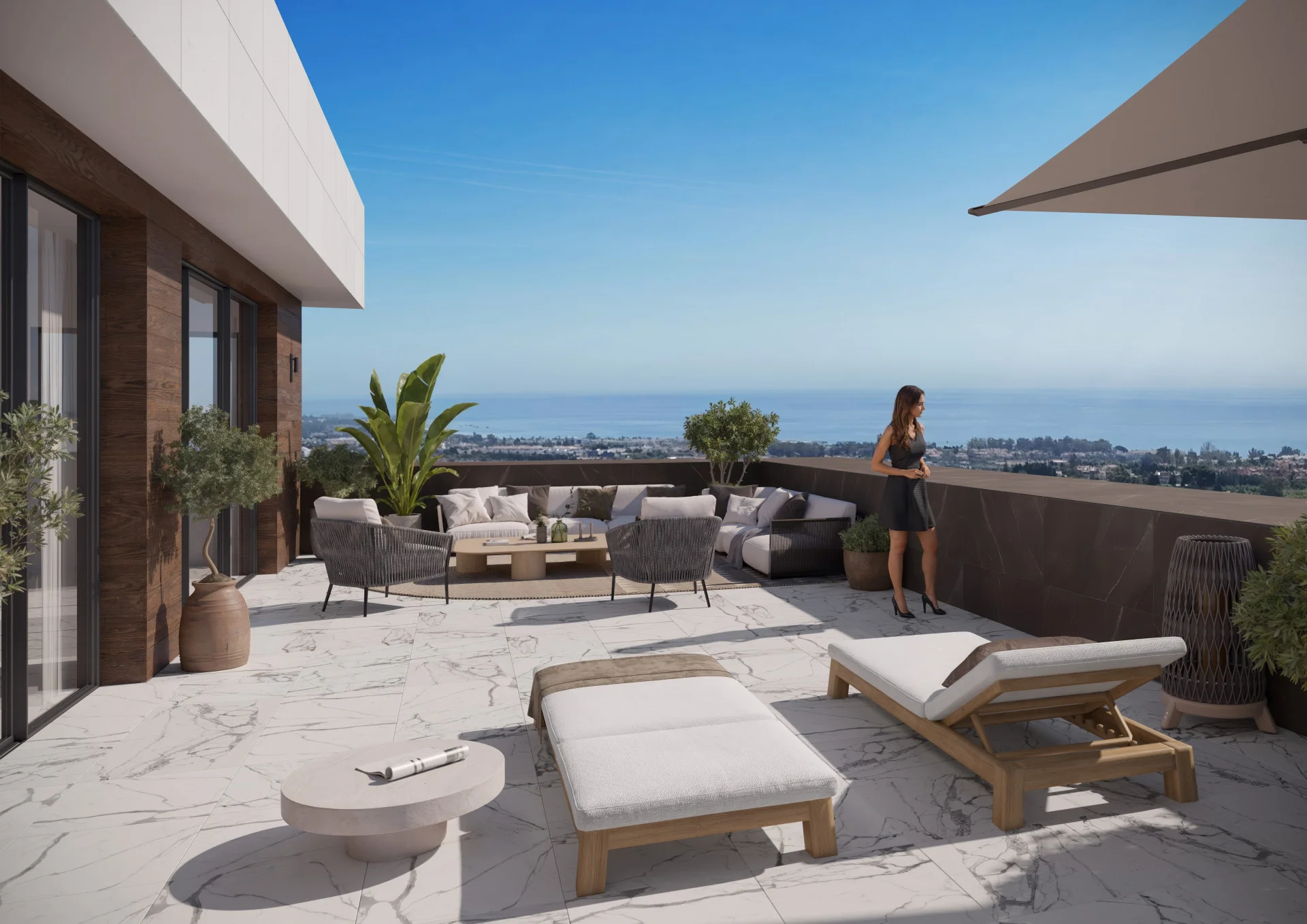 New Marbella apartment, four bedrooms