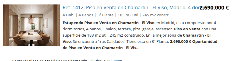 Piso de alta calidad en Chamartín, 4 dormitorios