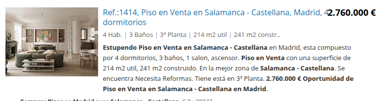 Piso reformable en Salamanca, 4 dormitorios