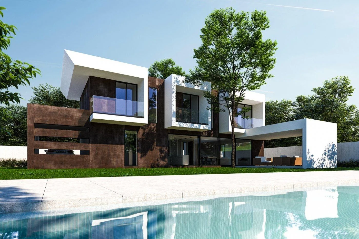 Custom chalet, pool and 4 bedrooms