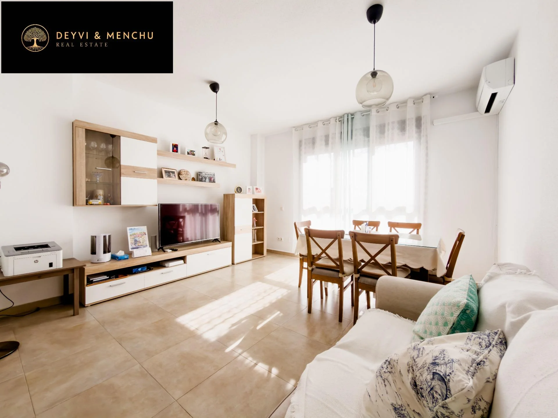 Three-bedroom duplex with two garages