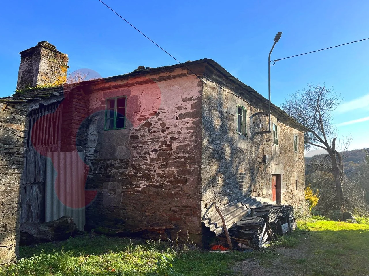 Casa de piedra en Pol, 4 dormitorios