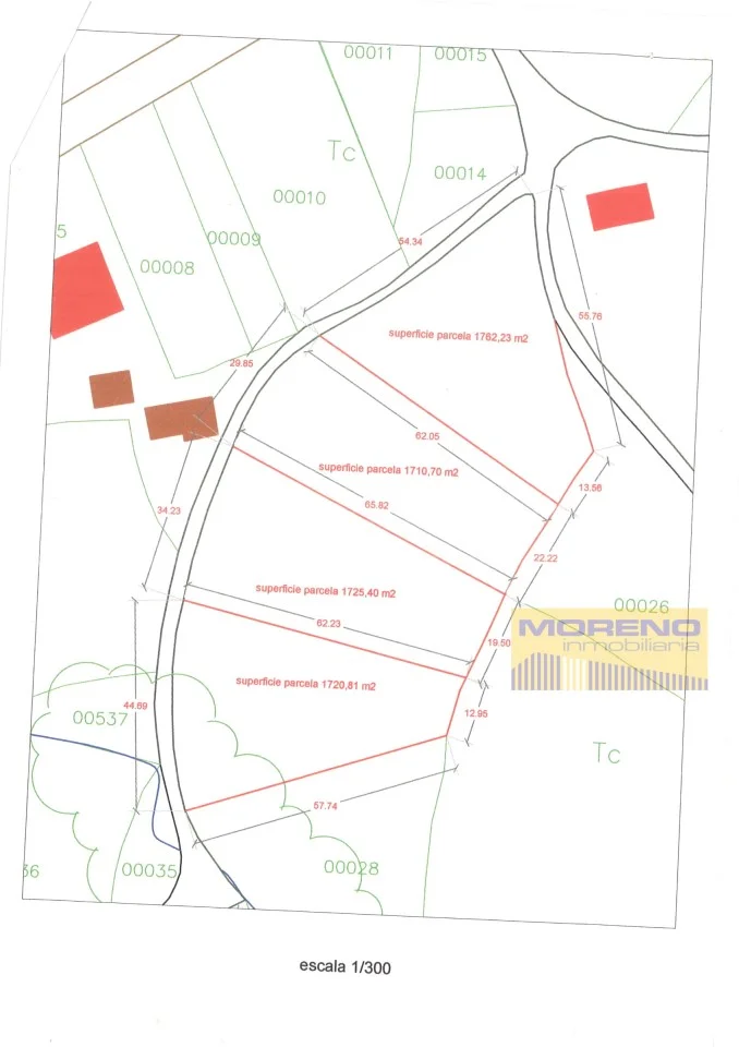 Parcela edificable de 6.916 m² cerca de Sarria