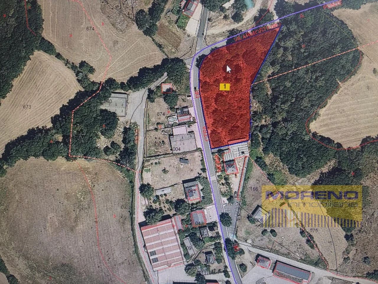 Solar urbano en O Páramo, 5.039 m²