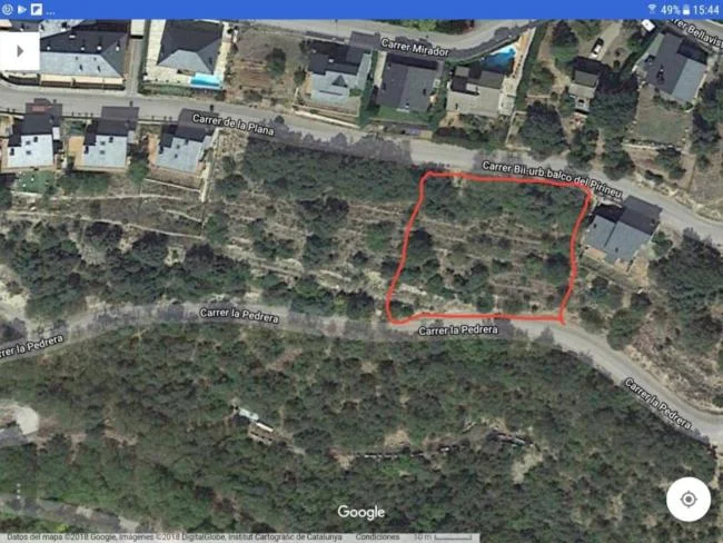 Parcela urbana cerca de Andorra, 730 m²