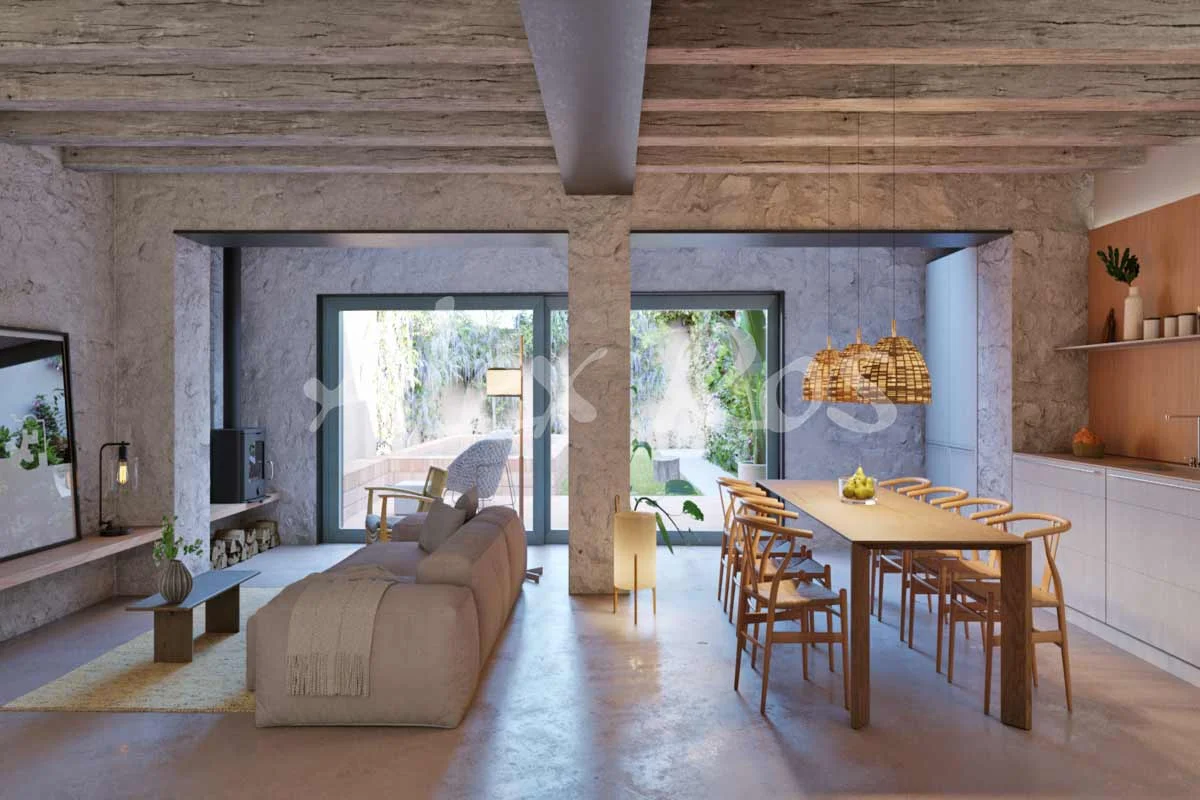 Stone house in Gualta, renovation