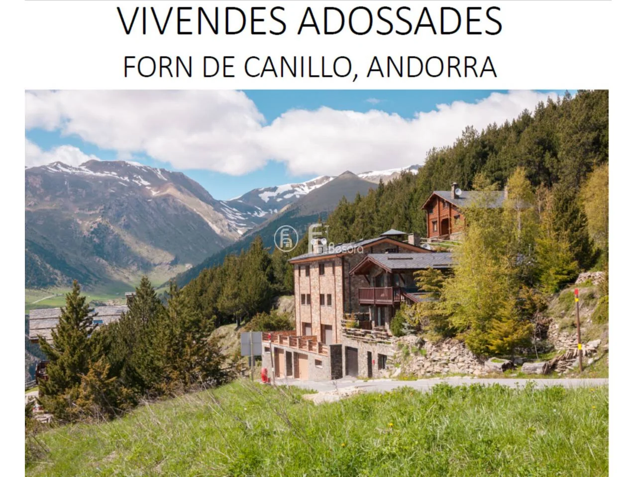 Southwest townhouse in Canillo, 4 bedrooms