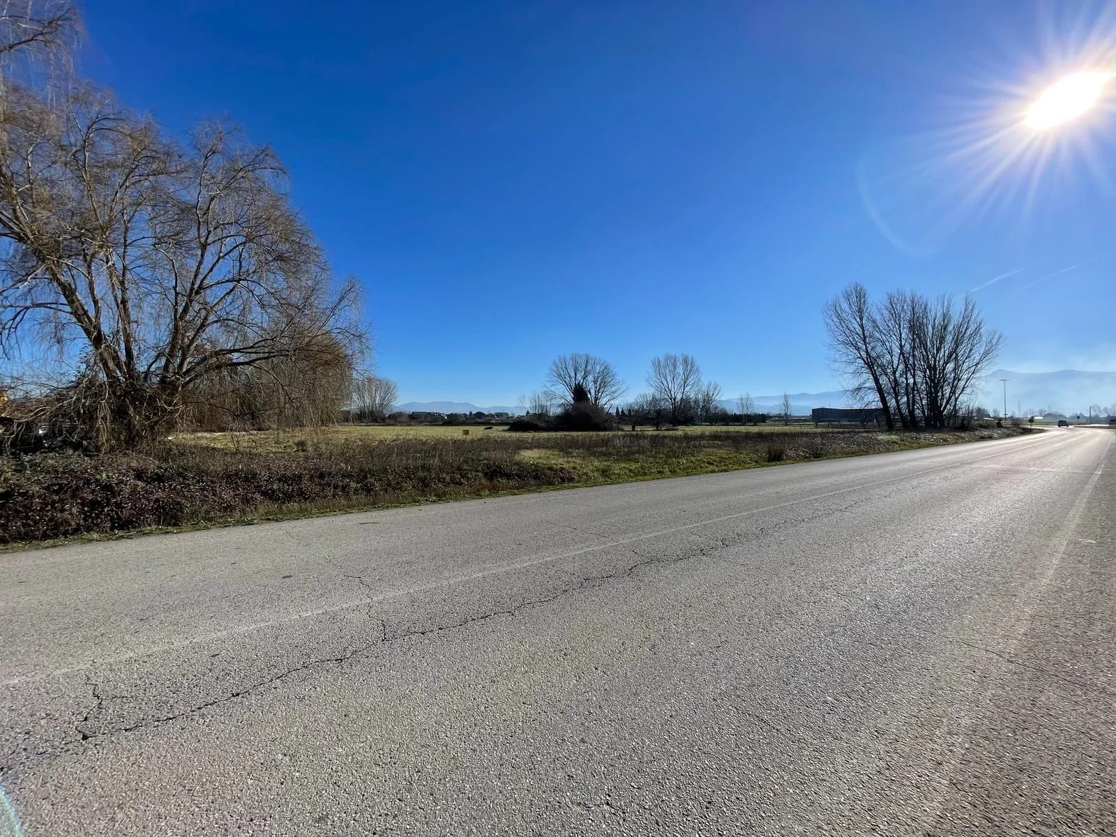 Rural plot near industrial zone