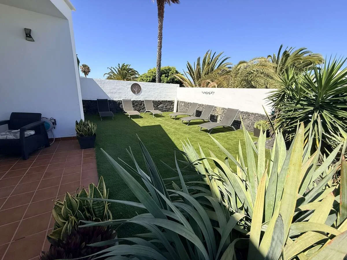 South-facing villa with private pool