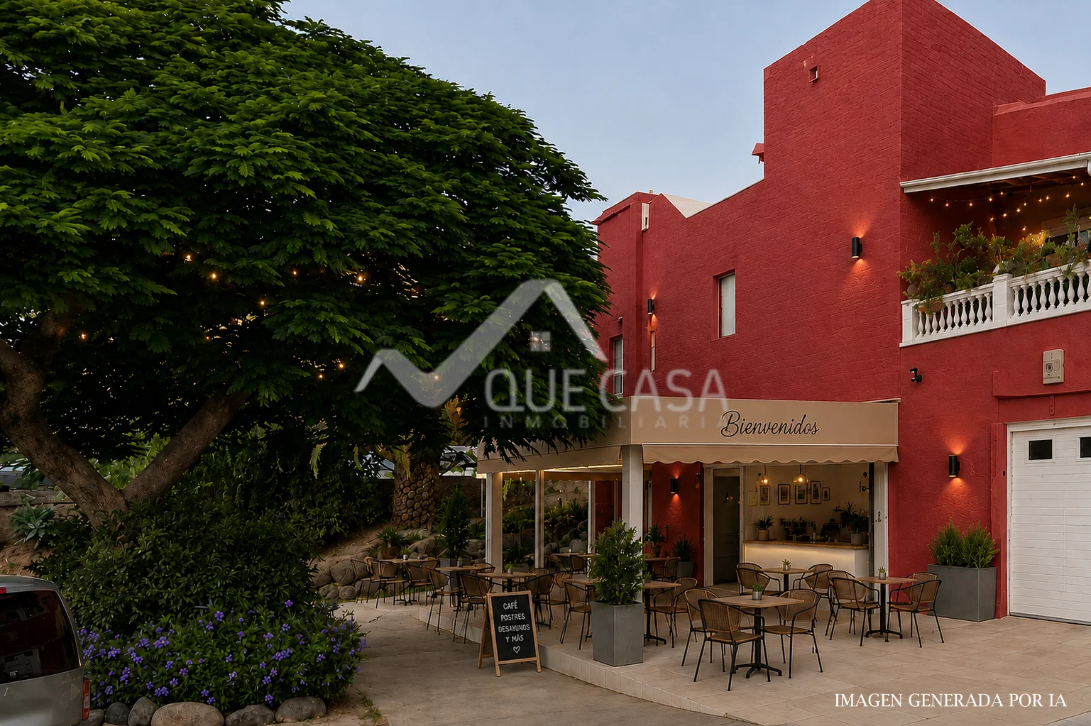 Two-floor mixed-use building in Carrizal