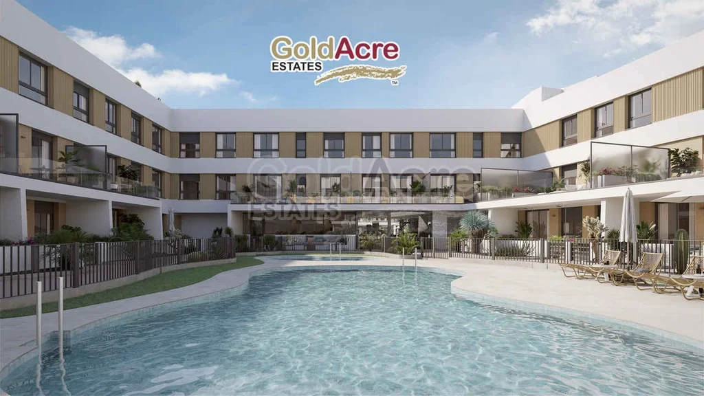 Apartamento sobre plano en Corralejo con terraza y piscina