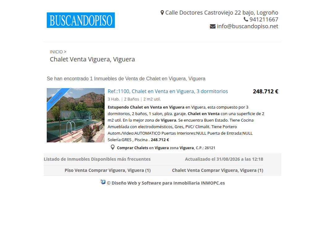 Chalet in Viguera with pool