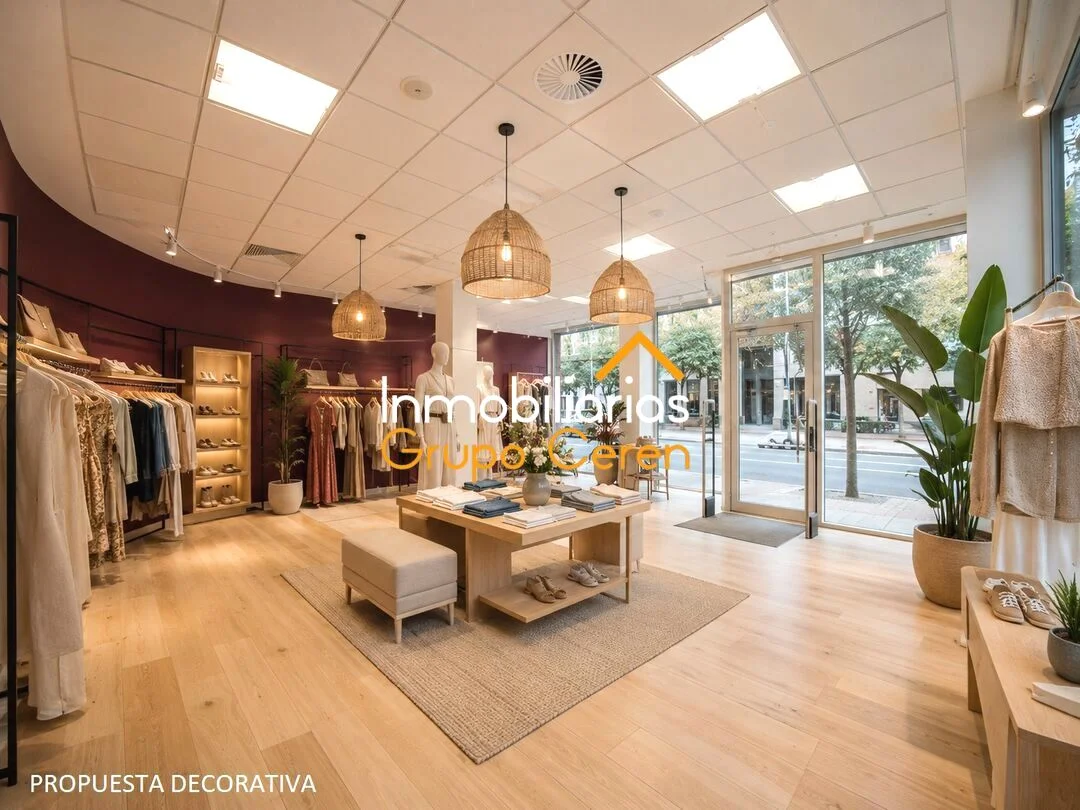 Street-front commercial unit, 140 m²