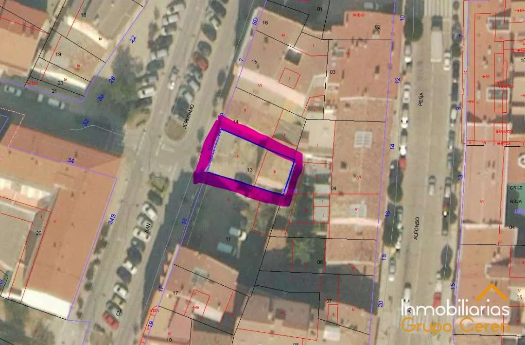 Solar urbano céntrico con potencial edificable