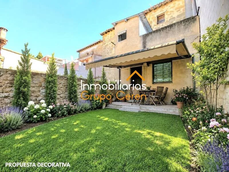 Three-bedroom village house with garden