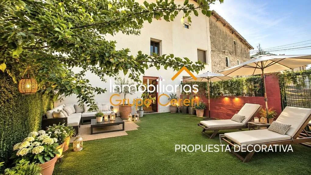 Rural village house with private garden