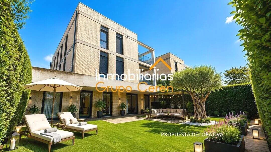 Piso bajo con jardín de 152 m²