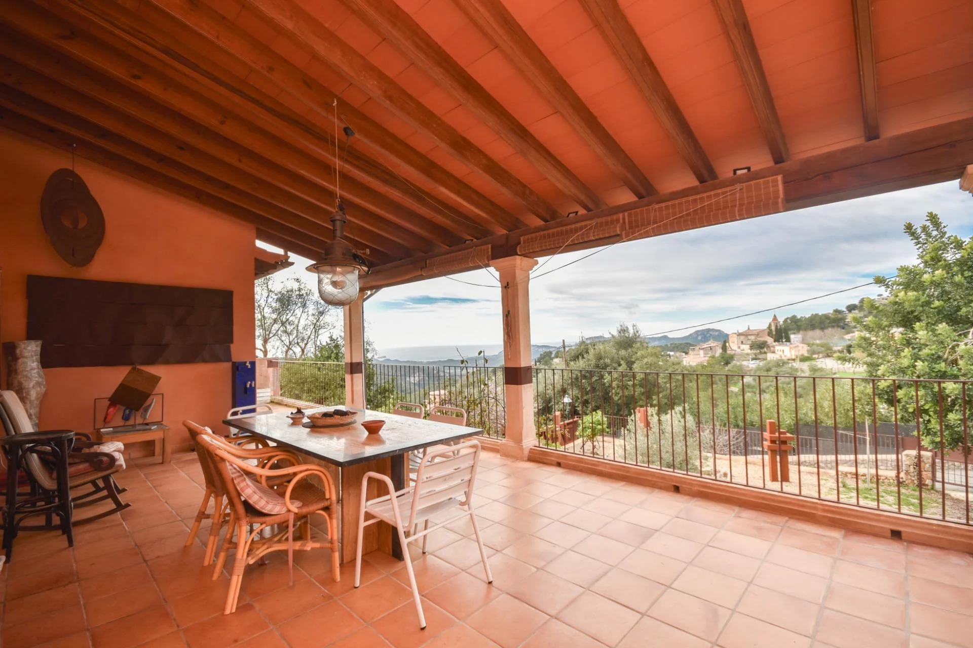 Village house with land and views