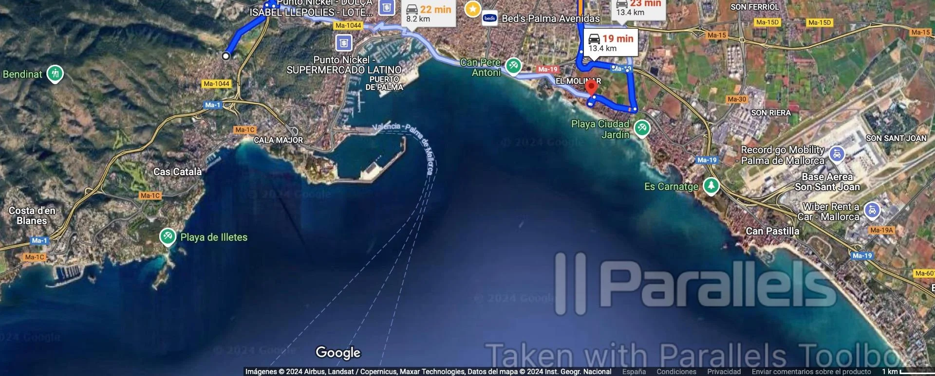 Molinar development plot near beach