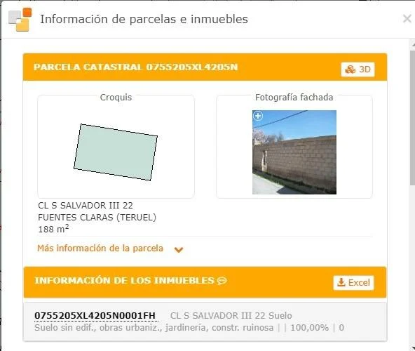 188 m² urban plot in El Santo