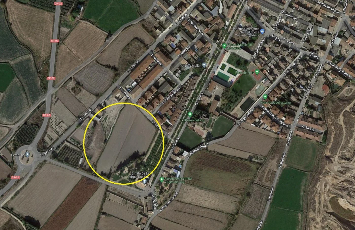 Solar urbano en Mallén con potencial edificable
