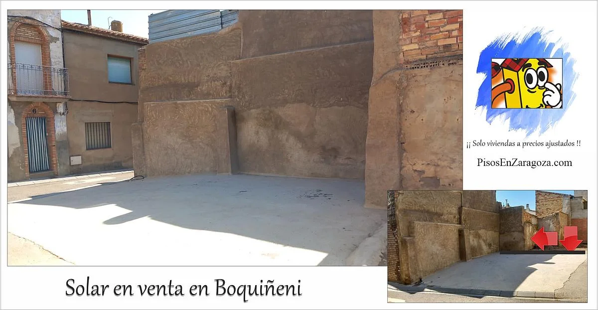 Urban plot in Boquiñeni, 56 m²