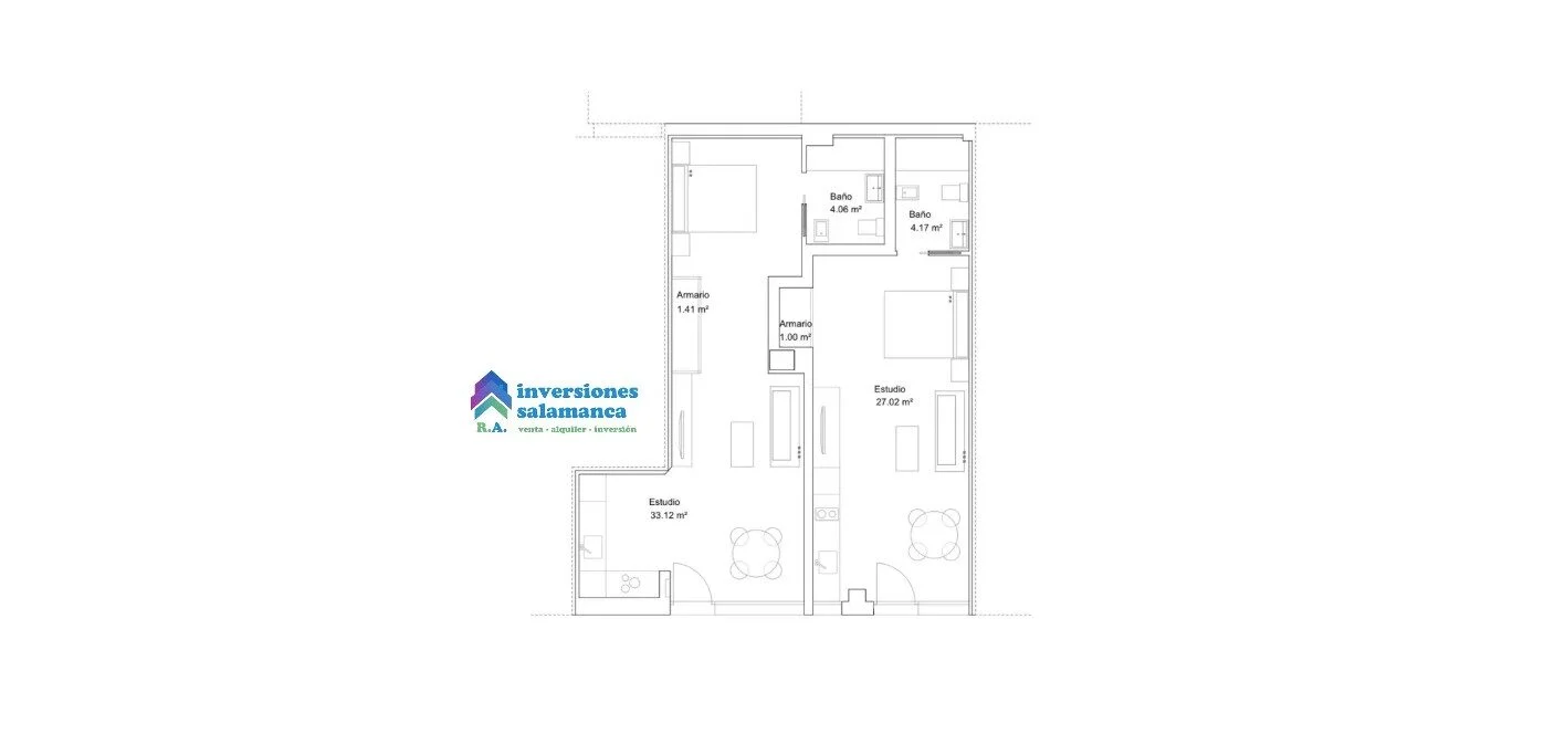 Studio listing in Prosperidad, ground floor