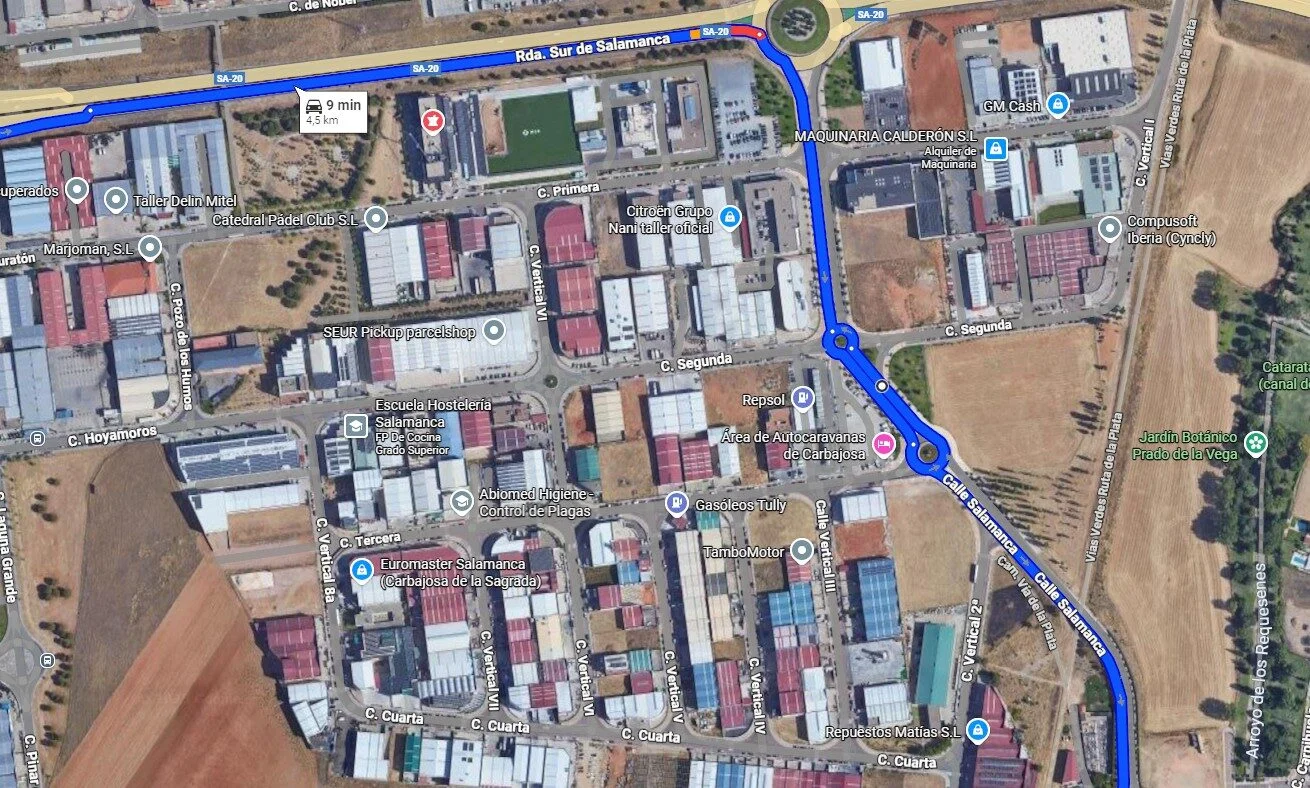 Nave industrial rentable en Salamanca