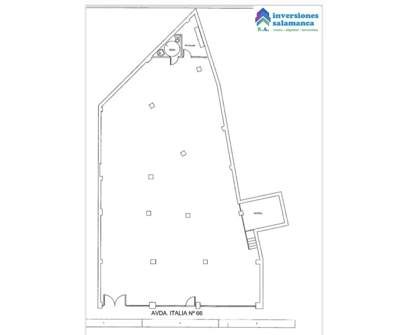 Commercial premises on Av Italia