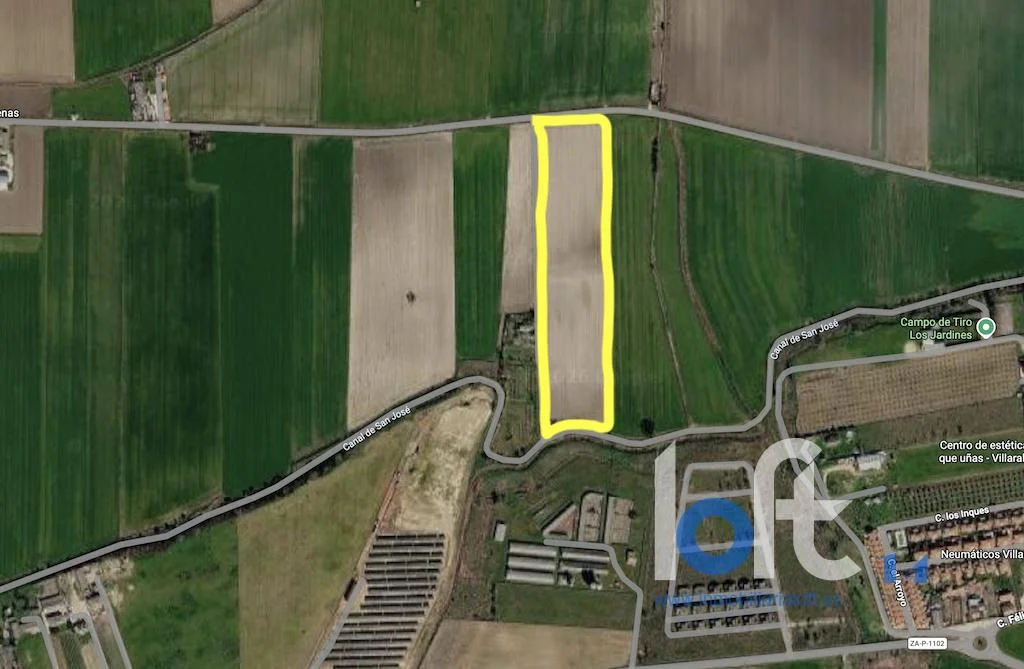 Large rural cultivation plot near Zamora