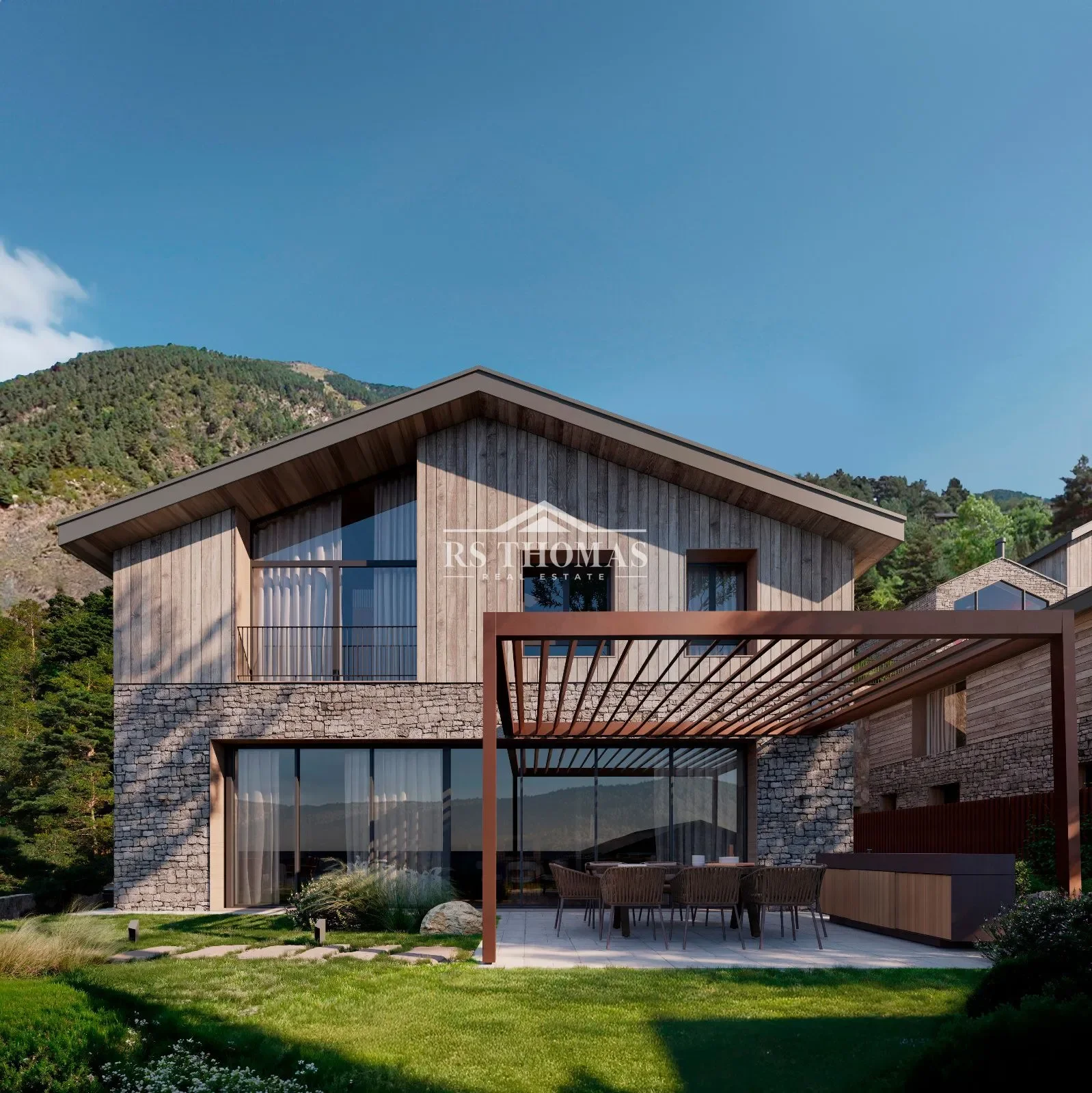Chalet nuevo en Els Cortals, cuatro dormitorios