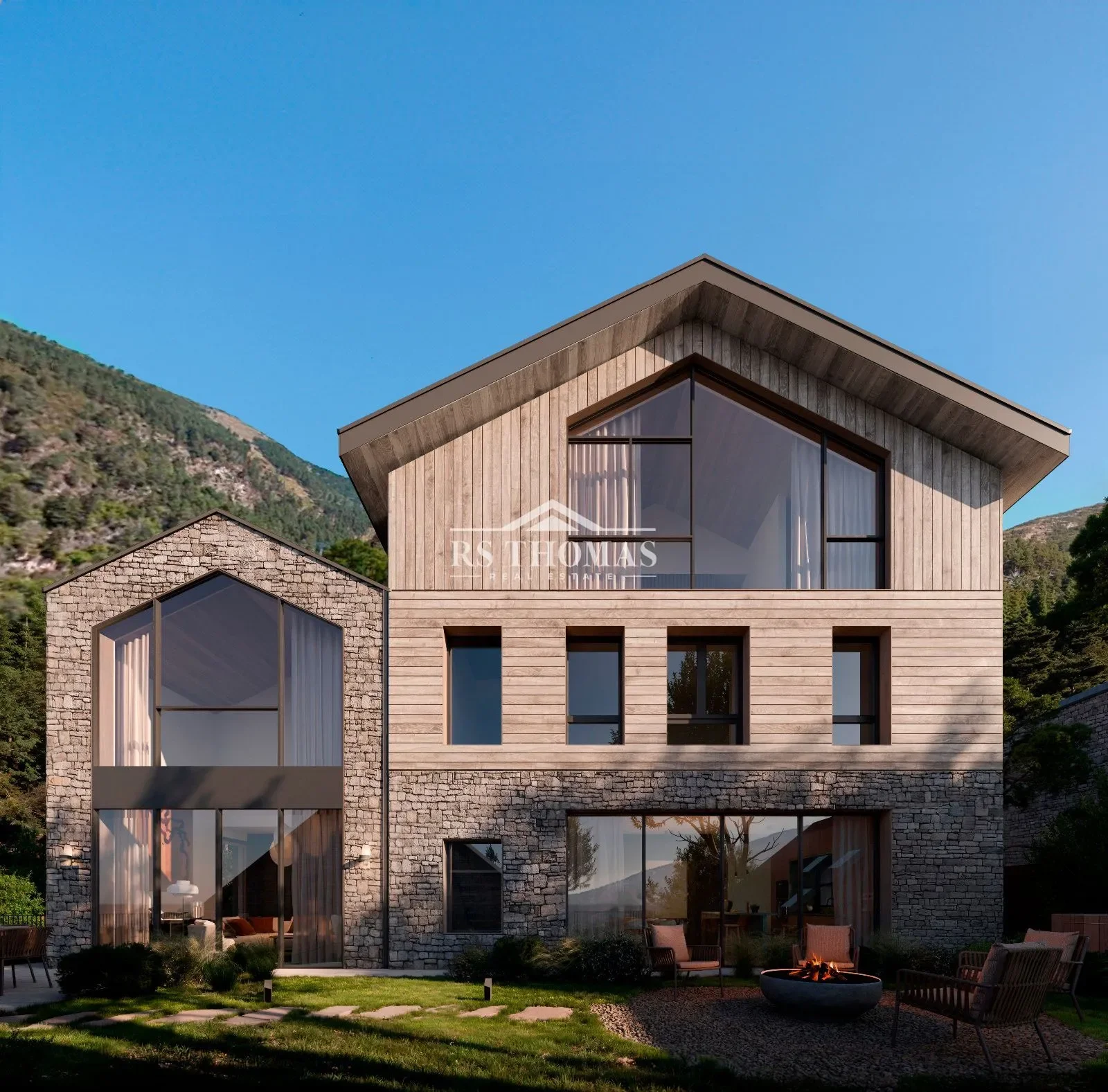 Chalet nuevo en Encamp, cuatro dormitorios