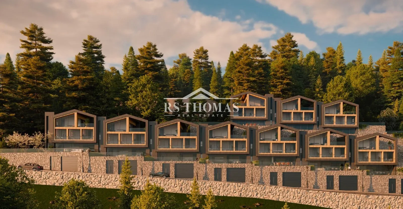 Passivhaus chalet with valley views
