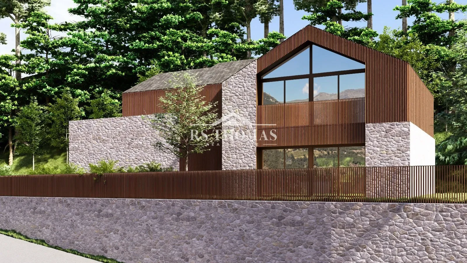 New-build house in Ordino, four suites