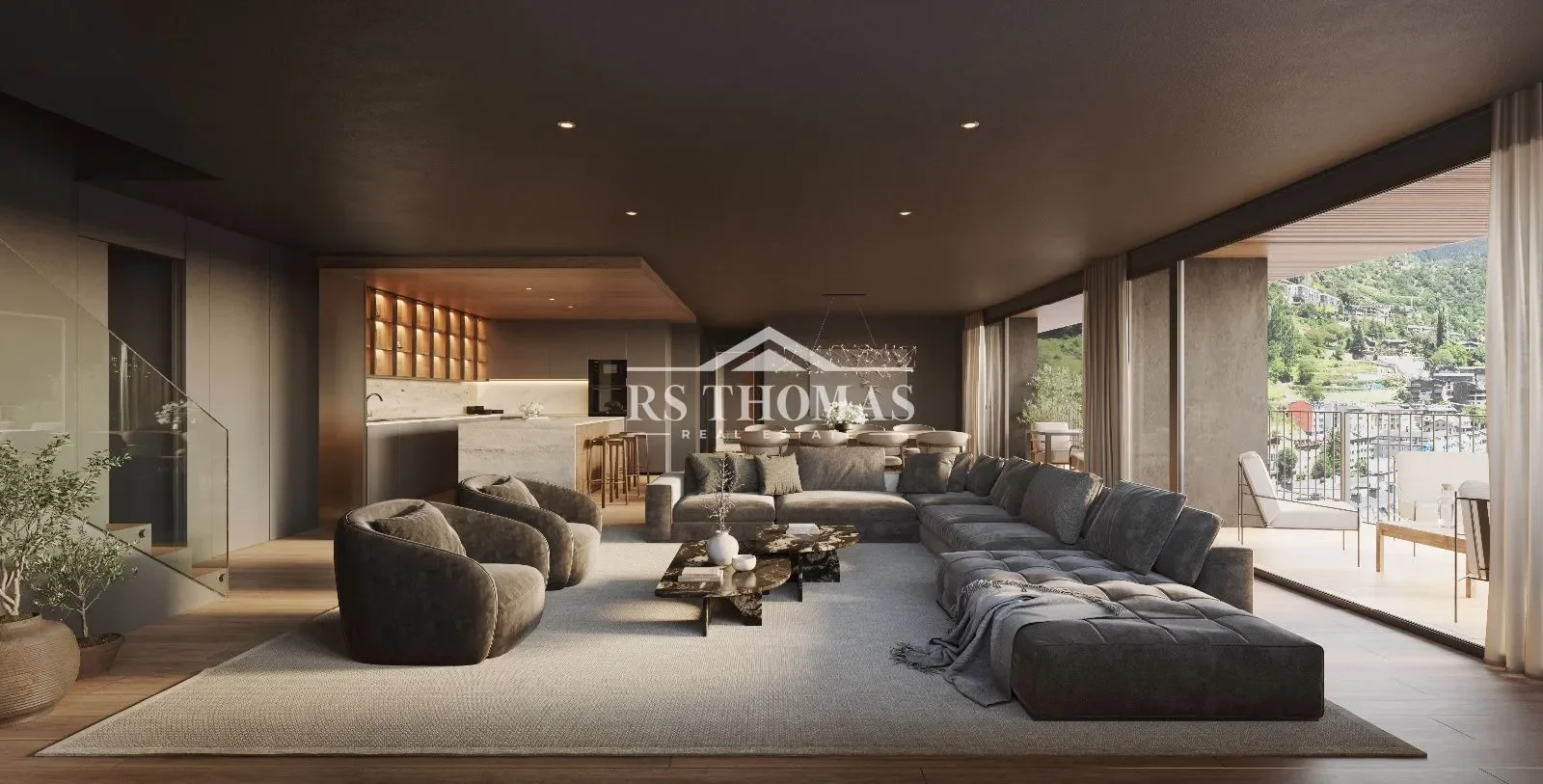 New duplex penthouse, 241 m² terrace