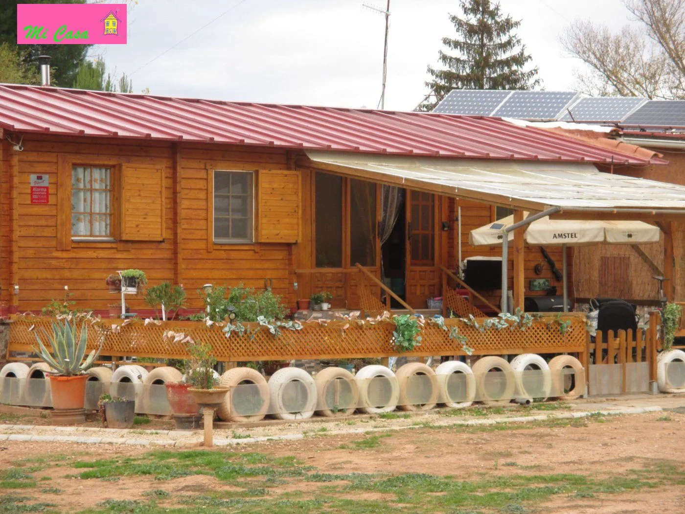Wooden country house on 5,615 m² plot